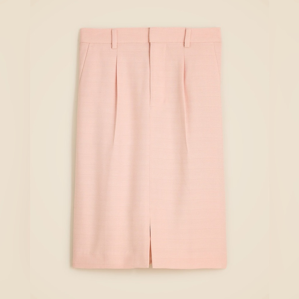 J.Crew Knee-length sheath skirt Peach Petal Size 14 NEW